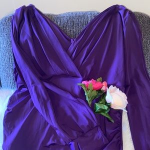 NWOT Purple midi dress